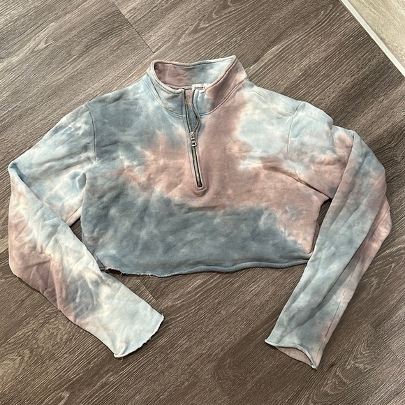 COTTON CITIZEN X SOUL CYCLE Brooklyn Tie Die Sweatshirt Size Medium✨ - Picture 1 of 4